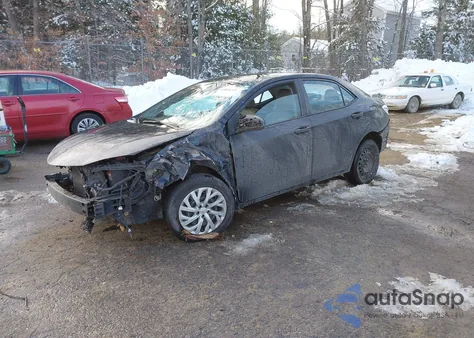 2017 Toyota Corolla Le from USA, damaged, VIN 2T1BURHEXHC762836